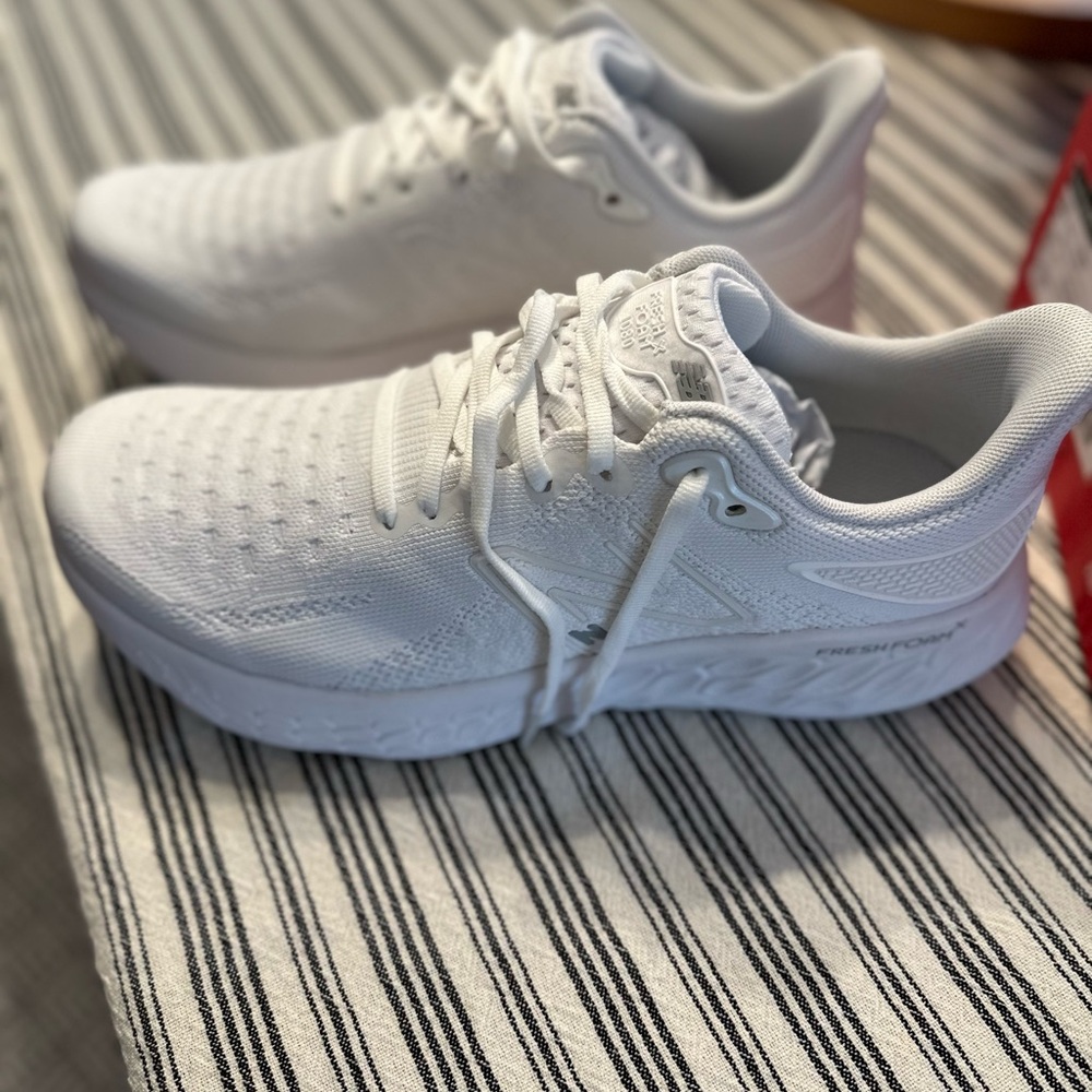 New White Athletic Sneakers